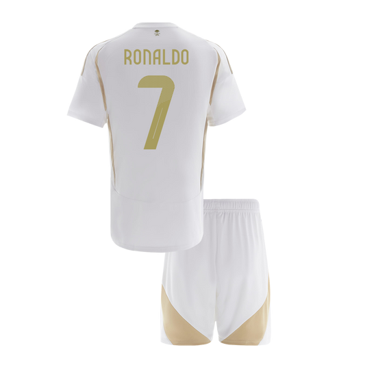 Kid's RONALDO #7 Al Nassr Third Away  Football Shirt Kit(Jersey+Shorts) 2024/25 - ACL Best Football Kits Shop