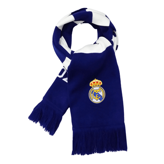 Real Madrid Soccer knitting Scarf Blue&White Best Football Kits Shop