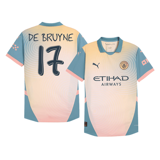 Player Version DE BRUYNE #17 Manchester City Fourth Away  Football Shirt 2024/25 - Definitely City Best Football Kits Shop