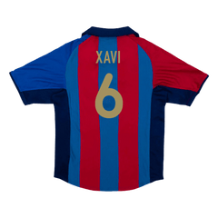 Retro XAVI #6 2001/02 Barcelona Home  Football Shirt Best Football Kits Shop