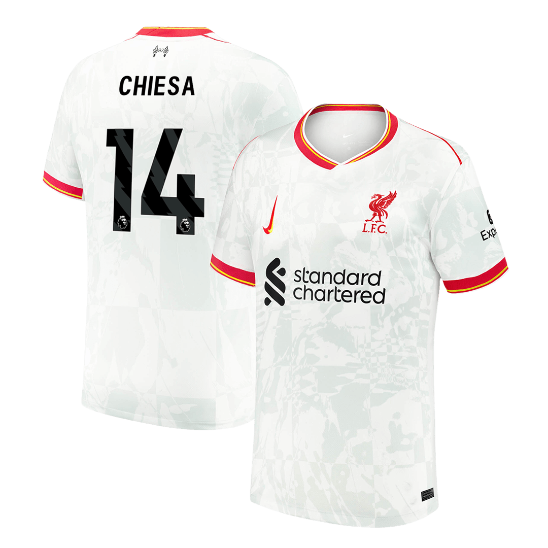 CHIESA #14 Liverpool Third Away  Football Shirt 2024/25 Best Football Kits Shop