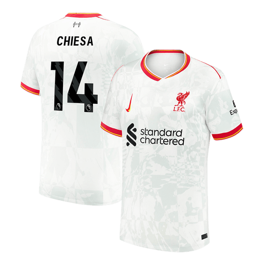 CHIESA #14 Liverpool Third Away  Football Shirt 2024/25 Best Football Kits Shop