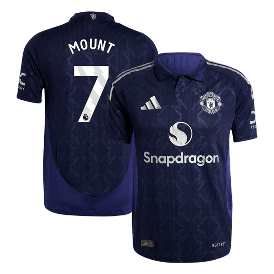 Player Version MOUNT #7 Manchester United Away  Football Shirt 2024/25 Best Football Kits Shop
