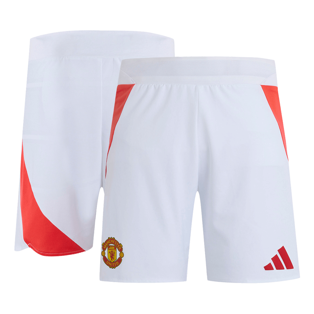 Player Version Manchester United Home Soccer Shorts 2024/25 Best Football Kits Shop