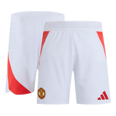 Player Version Manchester United Home Soccer Shorts 2024/25 Best Football Kits Shop