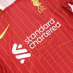 Player Version VIRGIL #4 Liverpool Home  Football Shirt 2024/25 Best Football Kits Shop