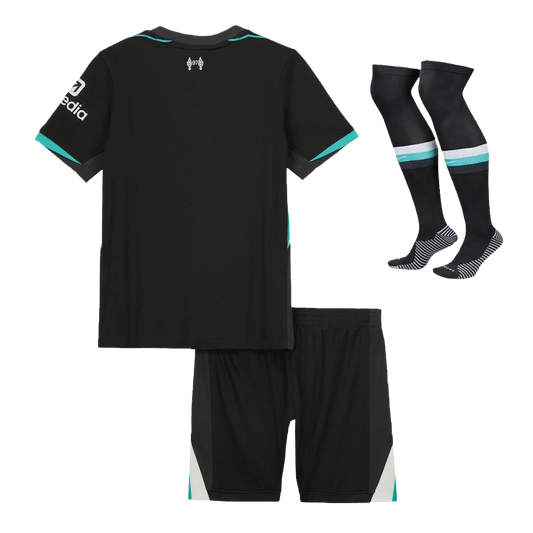 Kid's Liverpool Away  Football Shirt Kit(Jersey+Shorts+Socks) 2024/25 Best Football Kits Shop