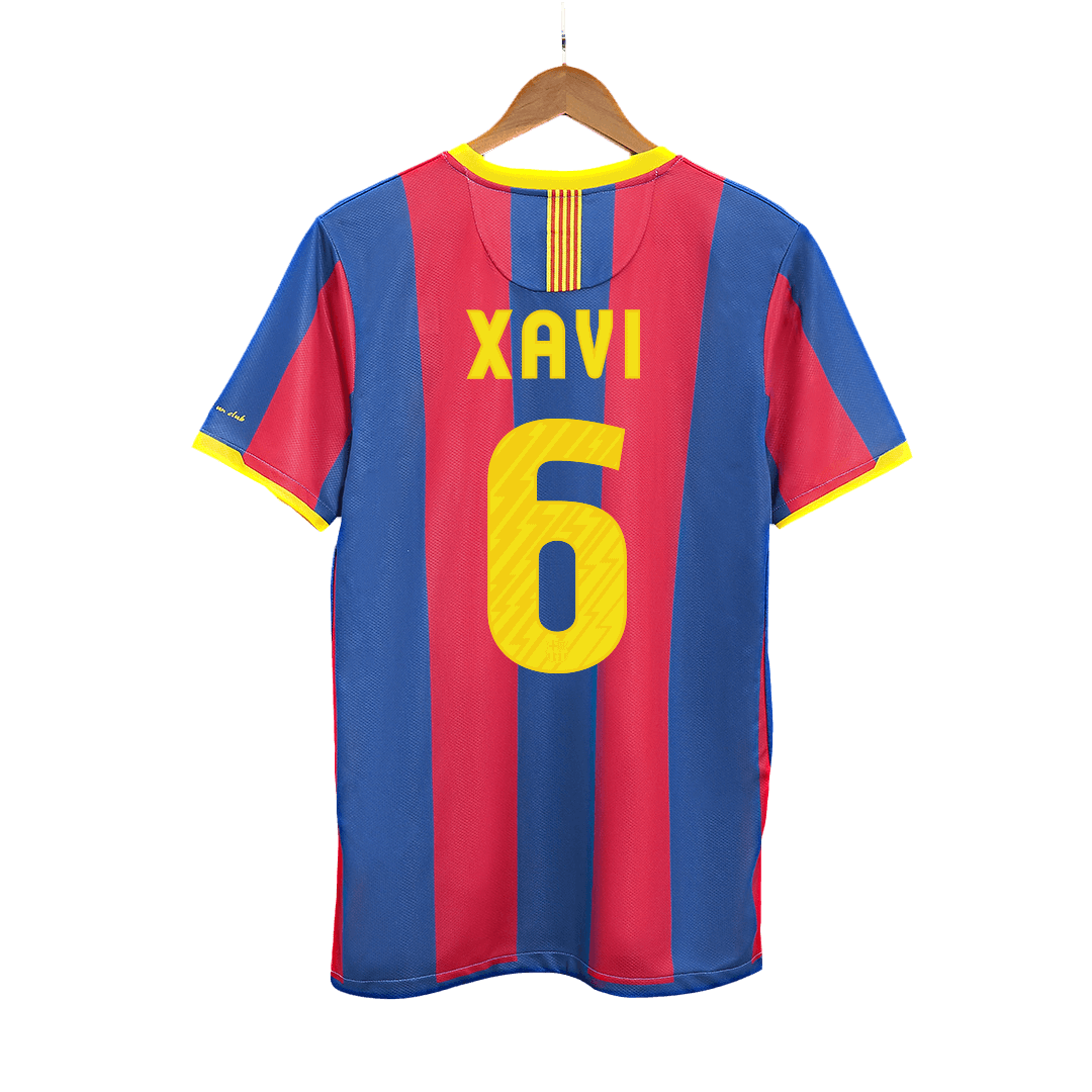 Retro XAVI #6 2010/11 Barcelona Home  Football Shirt Best Football Kits Shop