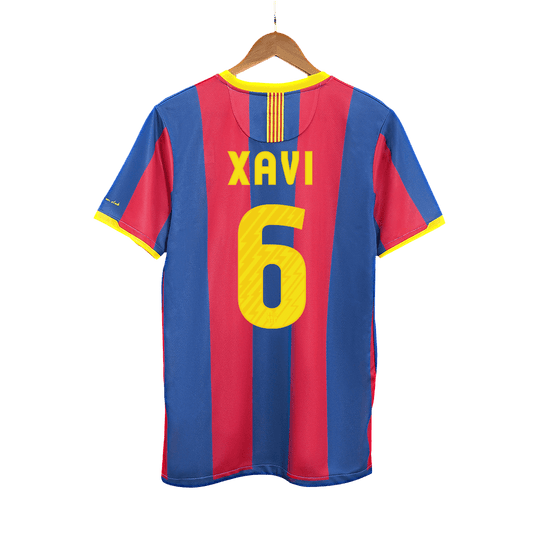 Retro XAVI #6 2010/11 Barcelona Home  Football Shirt Best Football Kits Shop