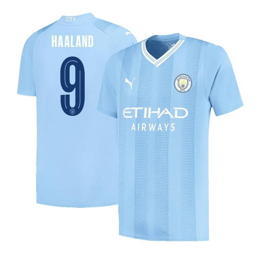 HAALAND #9 Manchester City Home  Football Shirt 2023/24 - UCL Best Football Kits Shop