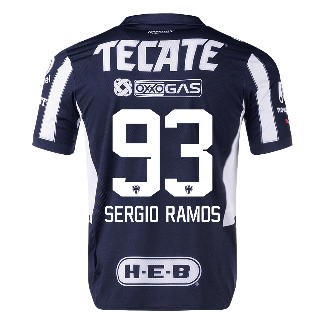 Player Version SERGIO RAMOS #93 Monterrey Home  Football Shirt 2024/25 Best Football Kits Shop