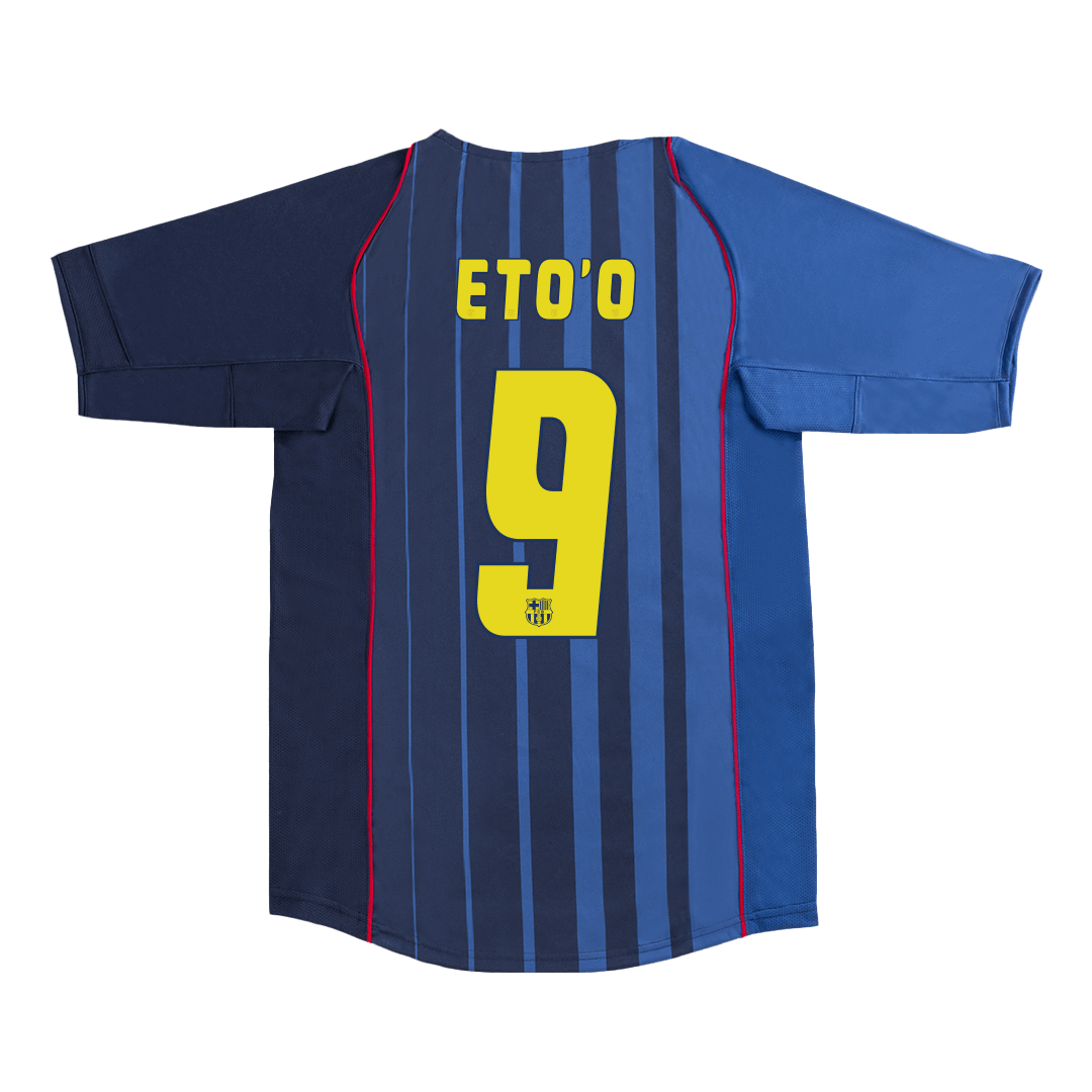 Retro ETO'O #9 2004/05 Barcelona Away  Football Shirt Best Football Kits Shop
