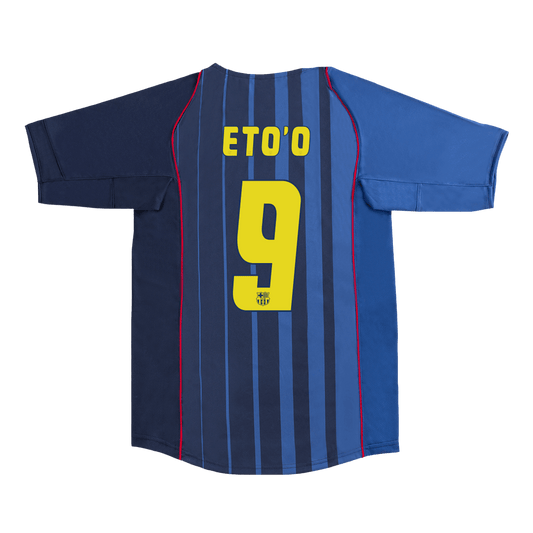 Retro ETO'O #9 2004/05 Barcelona Away  Football Shirt Best Football Kits Shop