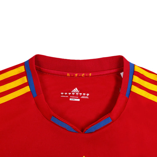 Retro DAVID VILLA #7 2010 Spain Home  Football Shirt Best Football Kits Shop