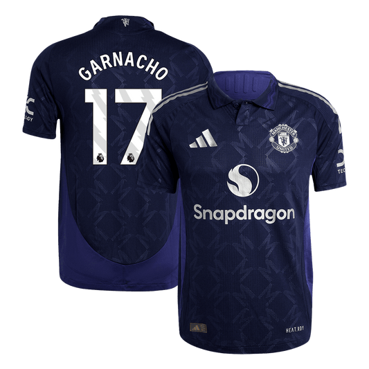 Player Version GARNACHO #17 Manchester United Away  Football Shirt 2024/25 Best Football Kits Shop
