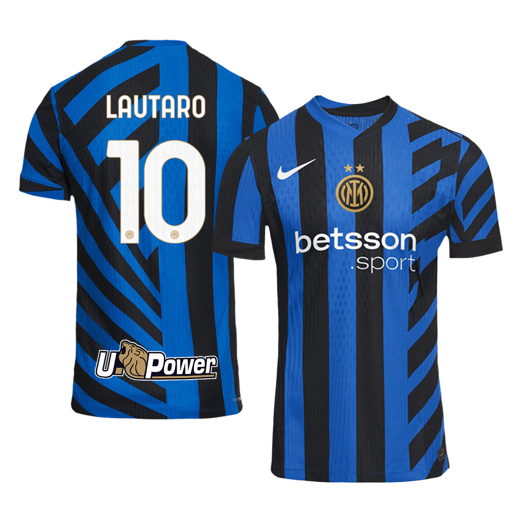 Player Version LAUTARO #10 Inter Milan Home  Football Shirt 2024/25 Best Football Kits Shop