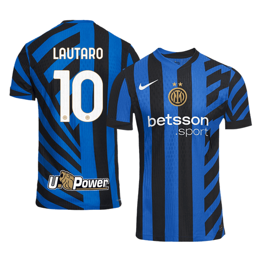 Player Version LAUTARO #10 Inter Milan Home  Football Shirt 2024/25 Best Football Kits Shop