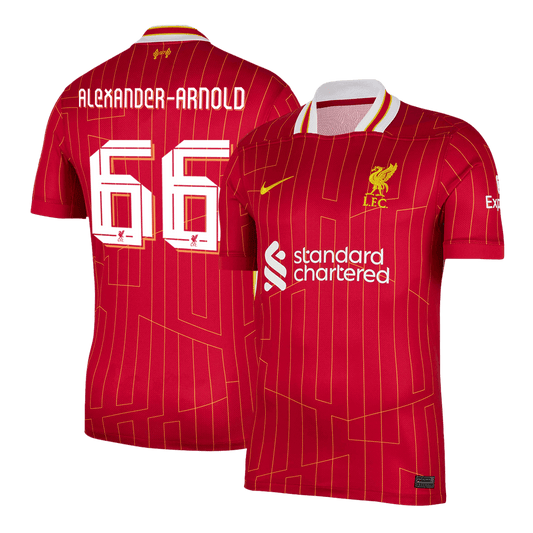 ALEXANDER-ARNOLD #66 Liverpool Home  Football Shirt 2024/25 - UCL Best Football Kits Shop