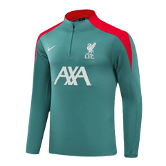 Kid's Liverpool Zipper Sweatshirt Kit(Top+Pants) 2024/25 Best Football Kits Shop