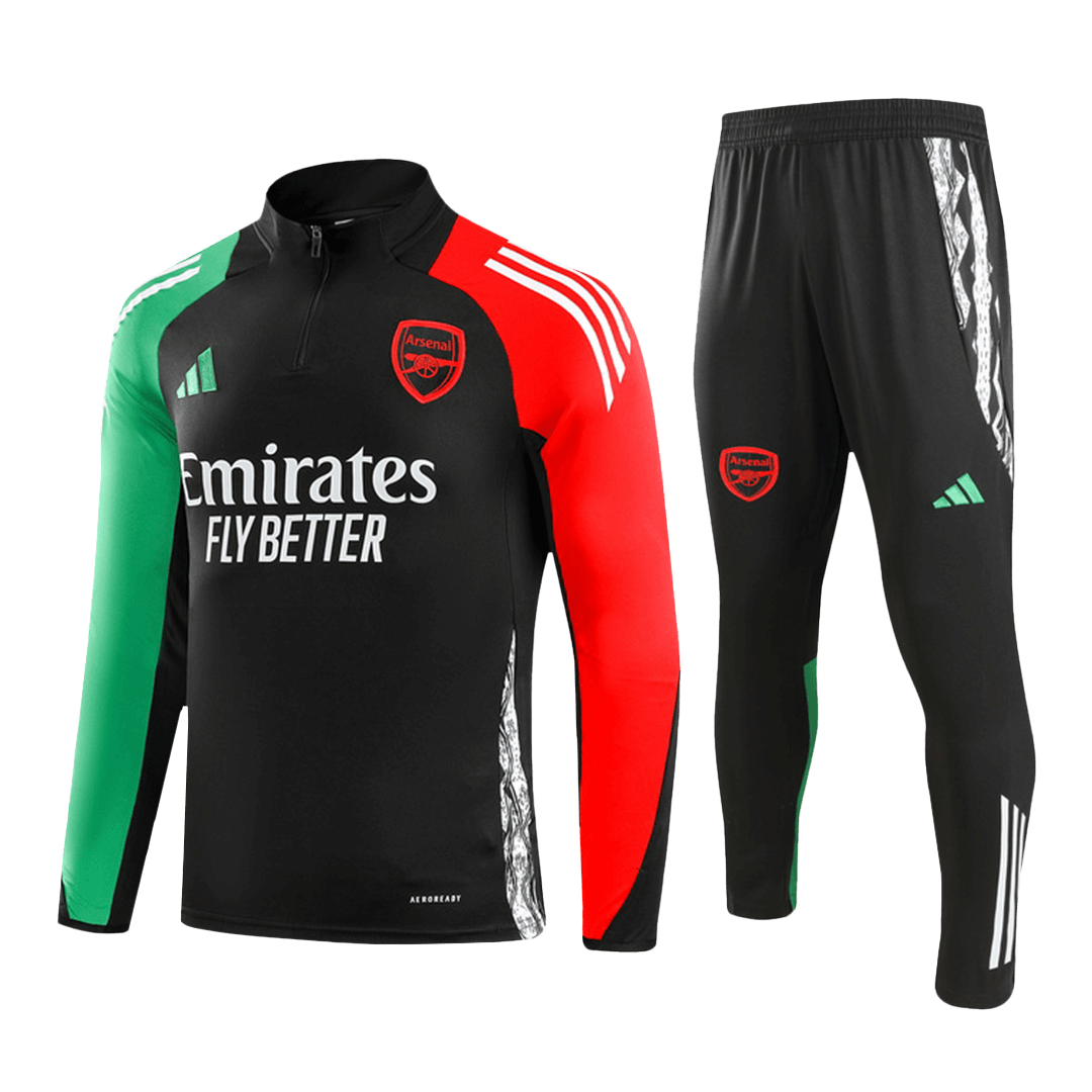 Kid's Arsenal Zipper Sweatshirt Kit(Top+Pants) 2024/25 Best Football Kits Shop