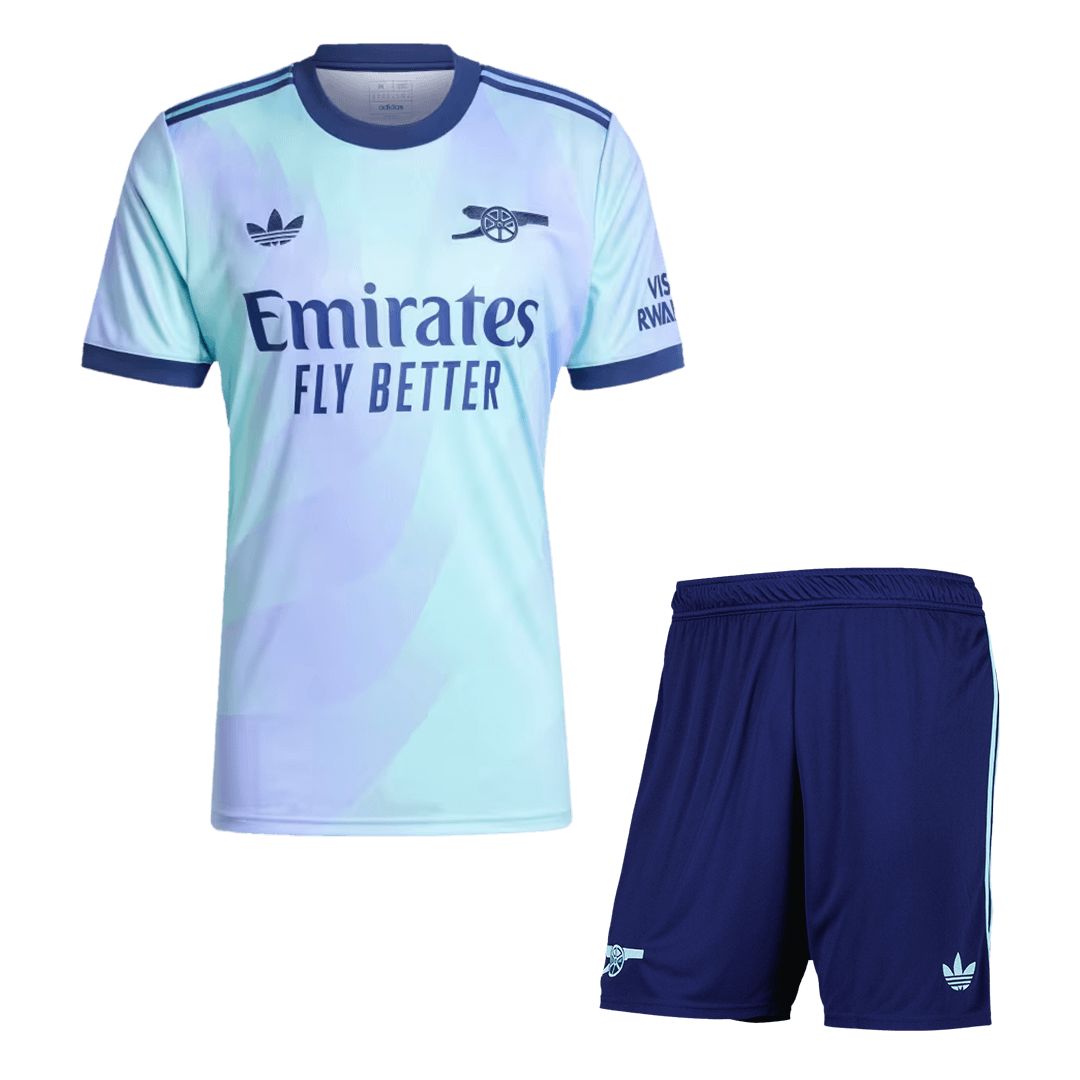 Arsenal Third Away  Football Shirt Kit(Jersey+Shorts) 2024/25 Best Football Kits Shop