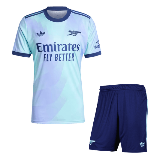 Arsenal Third Away  Football Shirt Kit(Jersey+Shorts) 2024/25 Best Football Kits Shop