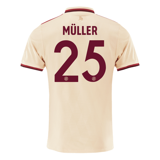 MÜLLER #25 Bayern Munich Third Away  Football Shirt 2024/25 - UCL Best Football Kits Shop
