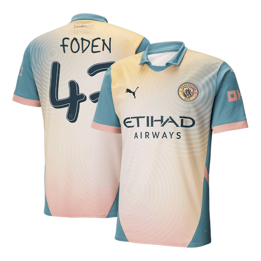 FODEN #47 Manchester City Fourth Away  Football Shirt 2024/25 - Definitely City Best Football Kits Shop