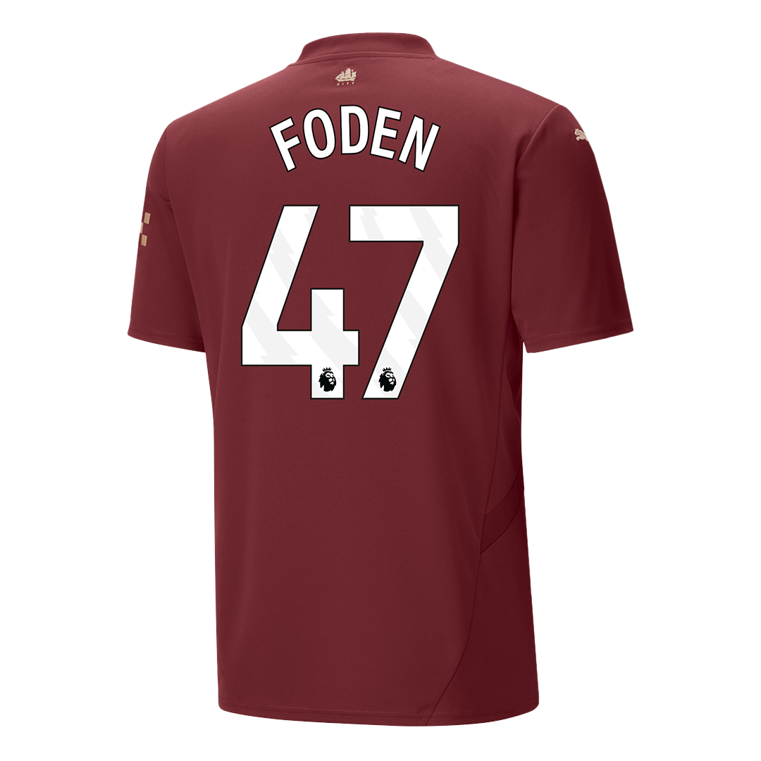 FODEN #47 Manchester City Third Away  Football Shirt 2024/25 Best Football Kits Shop