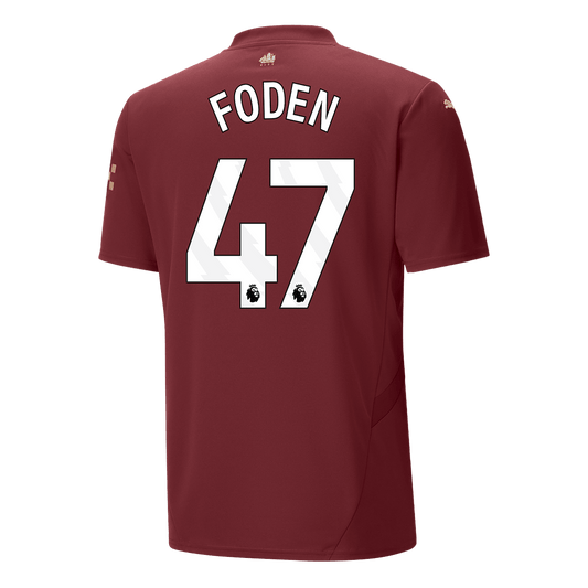 FODEN #47 Manchester City Third Away  Football Shirt 2024/25 Best Football Kits Shop
