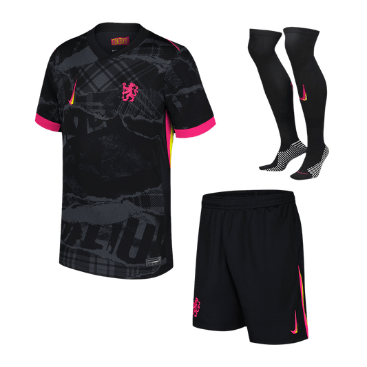 Chelsea Third Away  Football Shirt Kit(Jersey+Shorts+Socks) 2024/25 Best Football Kits Shop