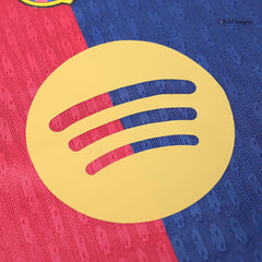 Player Version Barcelona Home  Football Shirt 2024/25 - 125th Anniversary(Spotify Logo Without Text) Best Football Kits Shop