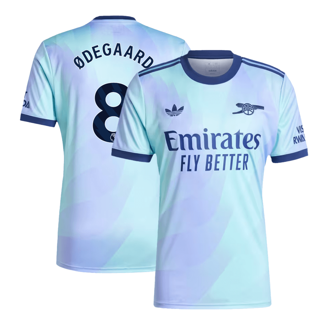 ?DEGAARD #8 Arsenal Third Away  Football Shirt 2024/25 Best Football Kits Shop
