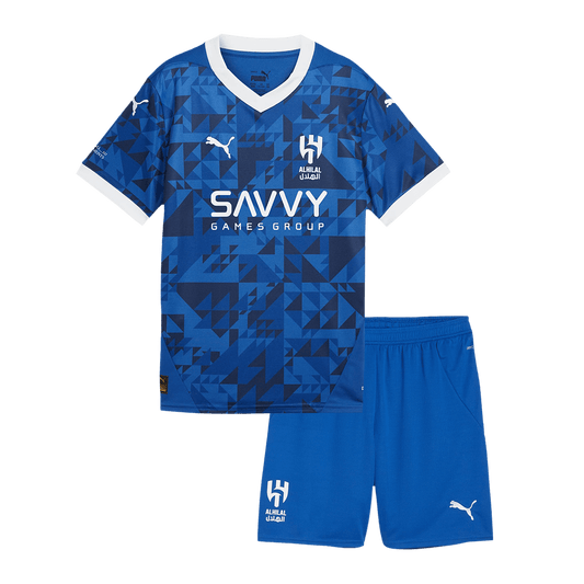 Kid's Al Hilal SFC Home  Football Shirt Kit(Jersey+Shorts) 2024/25 Best Football Kits Shop