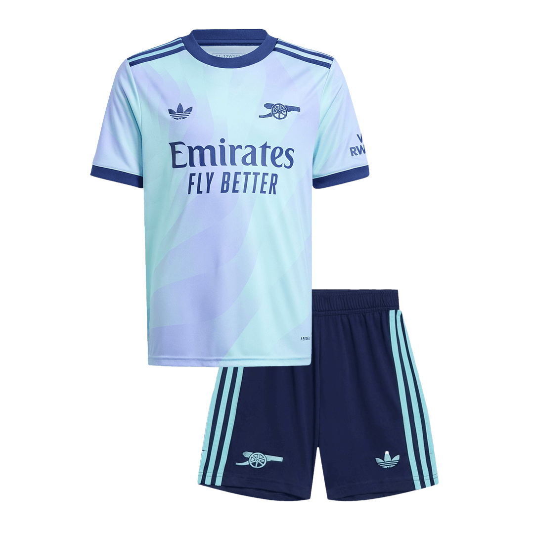 Kid's Arsenal Third Away  Football Shirt Kit(Jersey+Shorts) 2024/25 Best Football Kits Shop