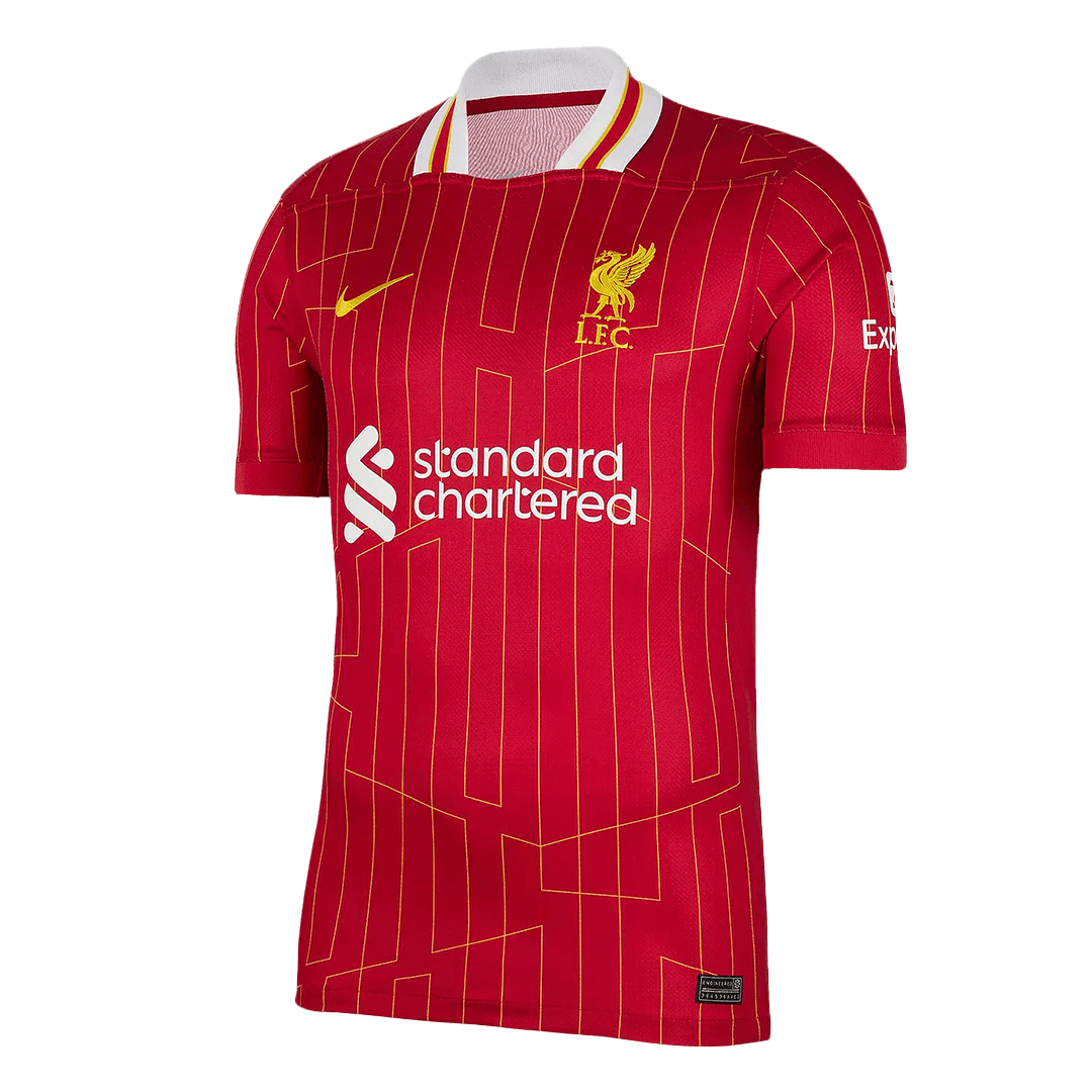 Luis Díaz #7 Liverpool Home  Football Shirt 2024/25 - UCL Best Football Kits Shop