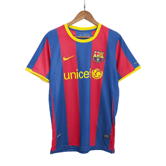 Retro DAVID VILLA #7 2010/11 Barcelona Home  Football Shirt Best Football Kits Shop
