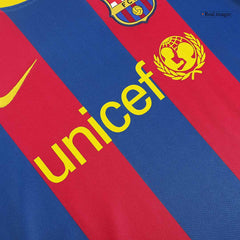 Retro DAVID VILLA #7 2010/11 Barcelona Home  Football Shirt Best Football Kits Shop